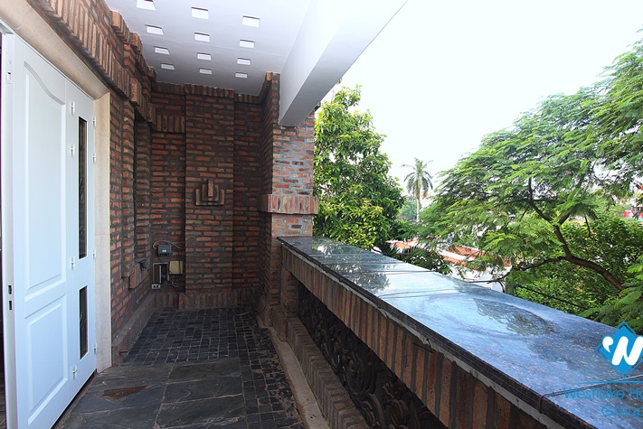 Beautiful 4 bedrooms house for rent with nice terrace in Nghi Tam - Tay Ho - Hanoi